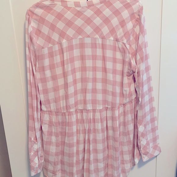 Torrid | Blush Pink Plaid Babydoll Tunic | NWT 00 - Picture 6 of 6